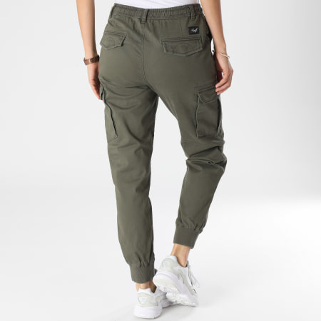 Reell Jeans - Pantalón cargo Reflex Mujer Verde caqui